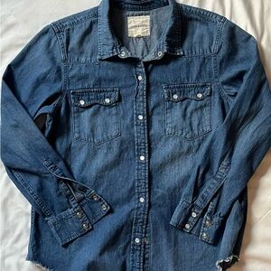 Lucky Brand Blue Denim Shirt